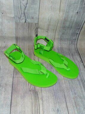 TEVA Original Marbled Jasmine Green Sandals Womens Size 7
